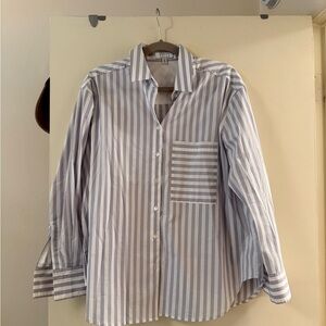 AYR women's button down - dusty purple - size medium